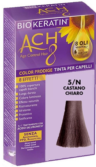 BIOKERATIN ACH8 COLOR PRODIGE 5/N CASTANO CHIARO - Farmafamily.it