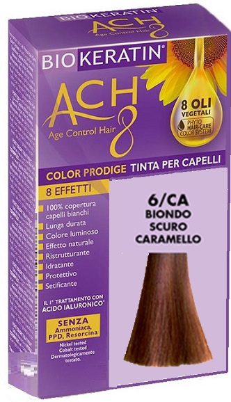 BIOKERATIN ACH8 COLOR PRODIGE 6/CA BIONDO SCURO CARAMELLO - Farmafamily.it