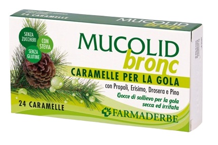 MUCOLID BRONC PROPOLI&PINO 24 CARAMELLE - Farmafamily.it