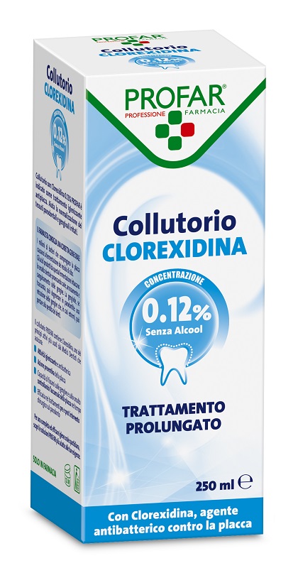COLLUTORIO CLOREXIDINA 0,12% 250 ML PROFAR - Farmafamily.it