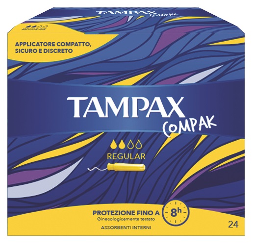 TAMPAX COMPAX REGULAR 24 PEZZI - Farmafamily.it