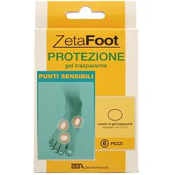 ZETAFOOT GEL TRASP PUNTI SENSIB 6PZ - Farmafamily.it