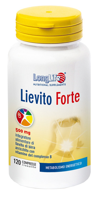 LONGLIFE LIEVITO FORTE 120 COMPRESSE - Farmafamily.it