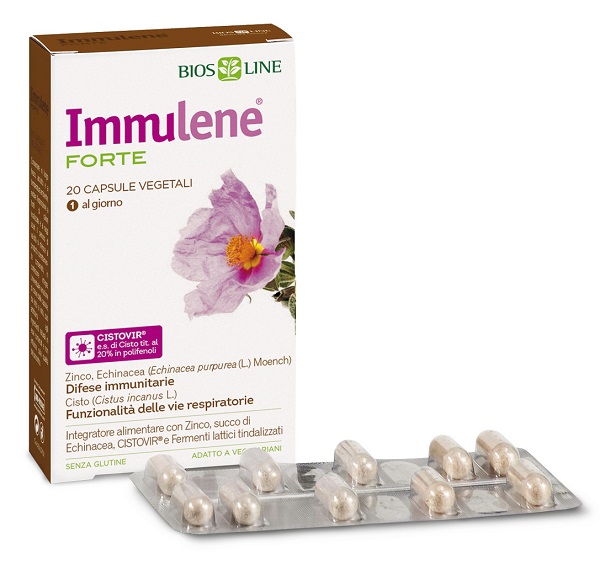 BIOSLINE IMMULENE FORTE 20 CAPSULE - Farmafamily.it