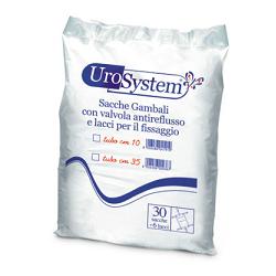 SACCA DI DRENAGGIO DA GAMBA PER INCONTINENZA UROSYSTEM TUBO 35 CM 30 PEZZI - Farmafamily.it