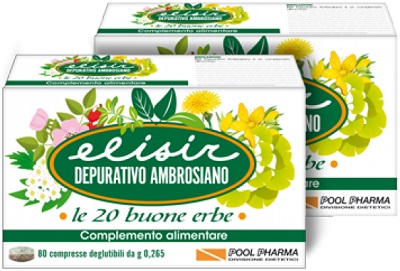 ELISIR DEPURATIVO AMBROSIANO 20 COMPRESSE 5,3 G - Farmafamily.it