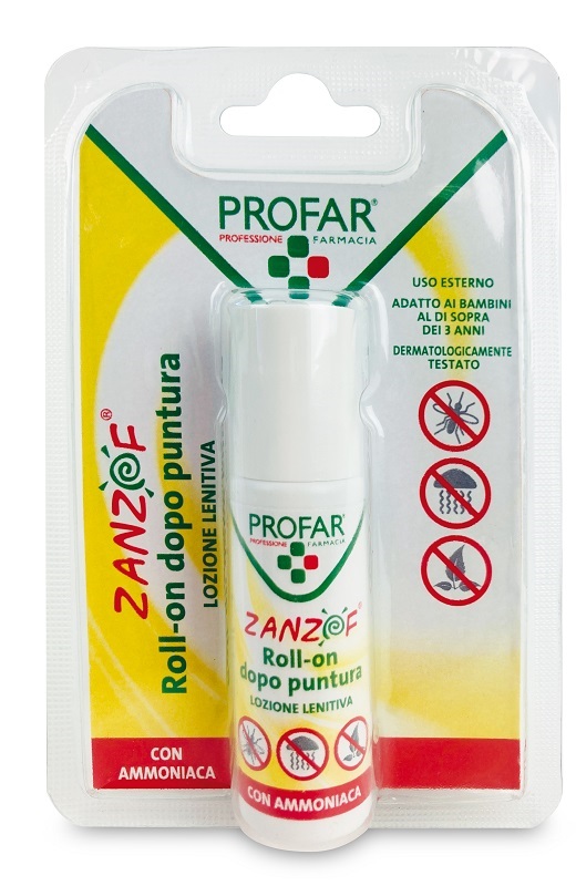 ZANZOF LOZIONE POST PUNTURA CON AMMONIACA ROLL-ON 20 ML PROFAR - Farmafamily.it