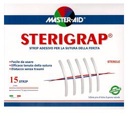 CEROTTO PER SUTURA MASTER-AID STERIGRAP 7,5X0,6 12 PEZZI - Farmafamily.it