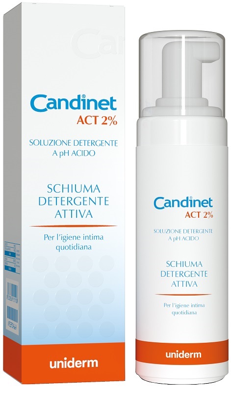 CANDINET ACT 2% SCHIUMA DETERGENTE ATTIVA 150 ML - Farmafamily.it
