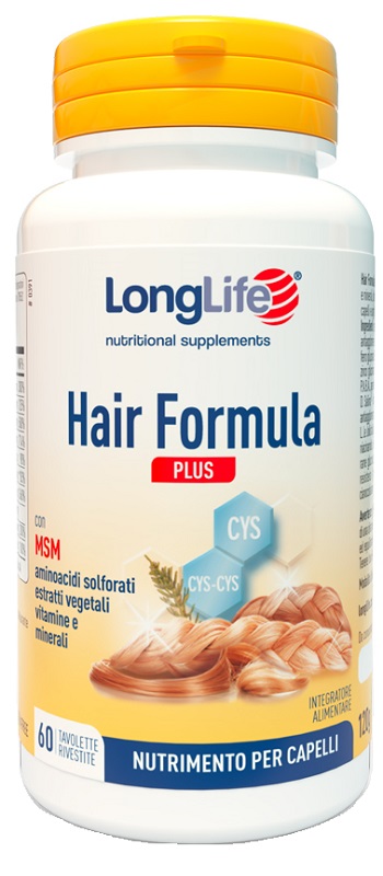 LONGLIFE HAIR FORMULA PLUS 60 TAVOLETTE - Farmafamily.it