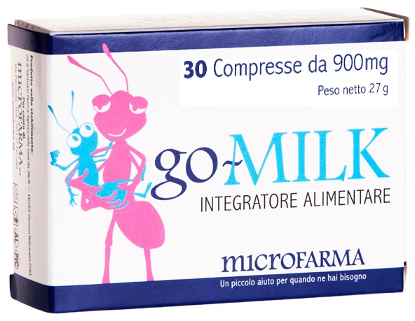 GO-MILK 30 COMPRESSE - Farmafamily.it