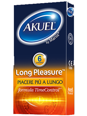 PROFILATTICO ANSELL AKUEL BY MANIX LONG PLEASURE B 6 PEZZI - Farmafamily.it
