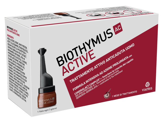 BIOTHYMUS AC ACTIVE TRATTAMENTO ATTIVO ANTICADUTA UOMO 10 FIALE 3,5 ML - Farmafamily.it