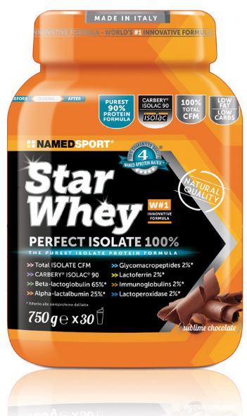 STAR WHEY SUBLIME CHOCOLATE 750 G - Farmafamily.it