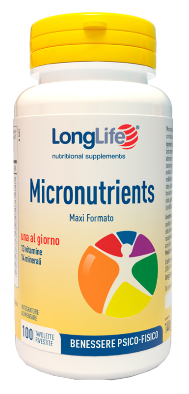 LONGLIFE MICRONUTRIENTS 100 TAVOLETTE RIVESTITE - Farmafamily.it