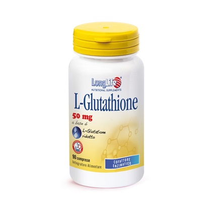 LONGLIFE L-GLUTATHIONE 50 MG 90 COMPRESSE - Farmafamily.it