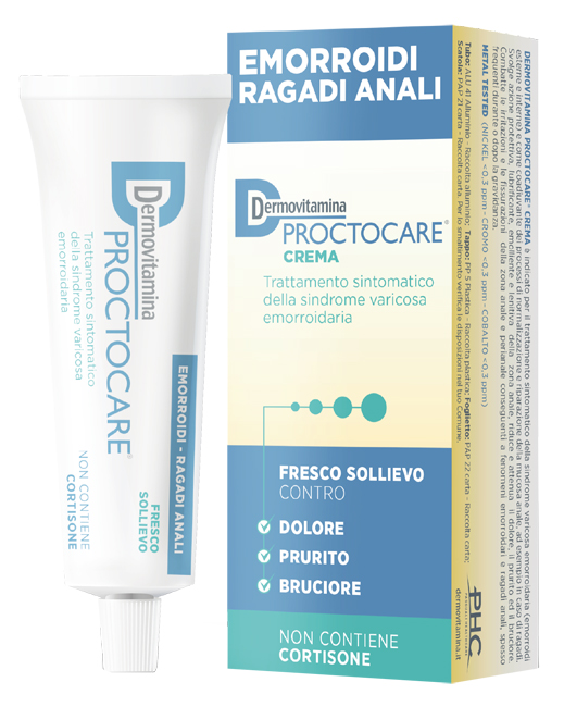 DERMOVITAMINA PROCTOCARE CREMA EMORROIDI RAGADI ANALI 30 ML CON CANNULA - Farmafamily.it