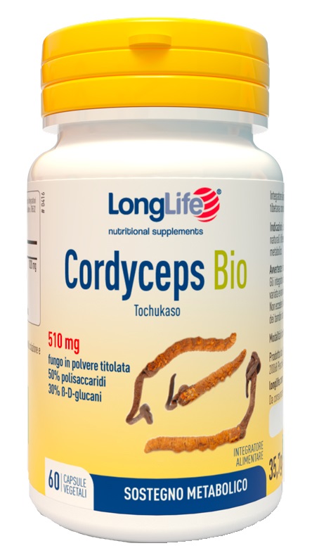 LONGLIFE CORDYCEPS BIO 60 CAPSULE VEGETALI - Farmafamily.it