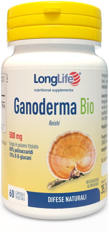 LONGLIFE GANODERMA BIO 60 CAPSULE - Farmafamily.it