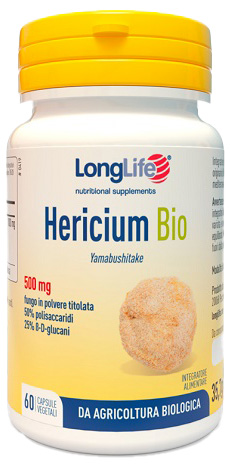 LONGLIFE HERICIUM BIO 60 CAPSULE VEGETALI - Farmafamily.it