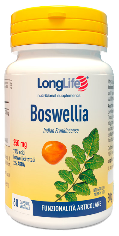 LONGLIFE BOSWELLIA 60 CAPSULE VEGETALI - Farmafamily.it