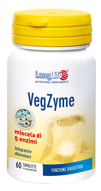 LONGLIFE VEGZYME 60 TAVOLETTE - Farmafamily.it