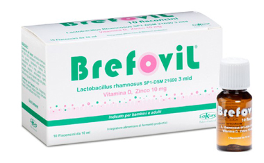 BREFOVIL 10 FLACONCINI MONODOSE DA 10 ML GUSTO LAMPONE - Farmafamily.it