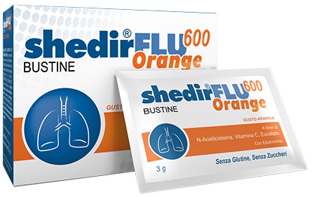 SHEDIRFLU 600 ORANGE 20 BUSTINE - Farmafamily.it