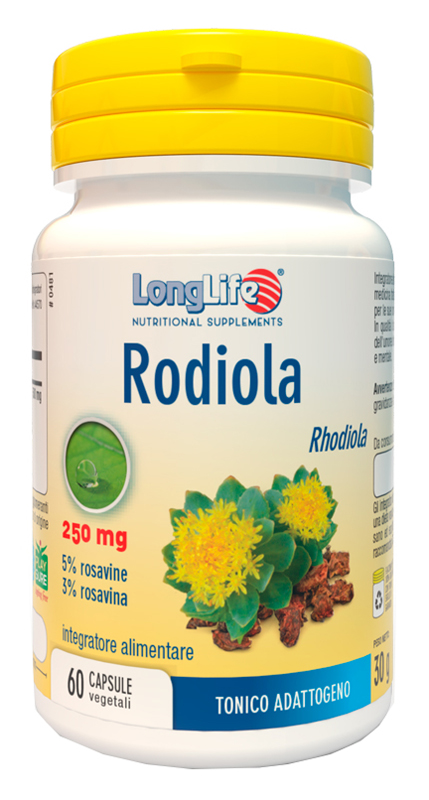 LONGLIFE RODIOLA 60 CAPSULE VEGETALI - Farmafamily.it
