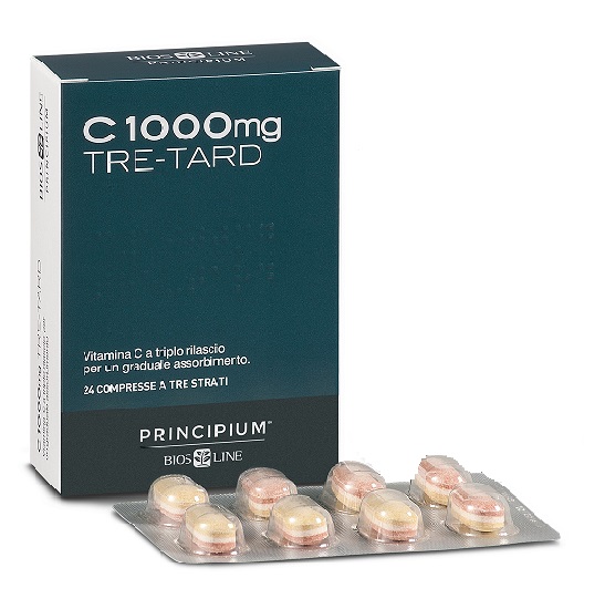 PRINCIPIUM C 1000 MG TRE-TARD 24 COMPRESSE A TRE STRATI - Farmafamily.it