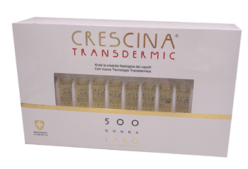 CRESCINA TRANSDERMIC RI-CRESCITA 500 DONNA 40 FIALE DA 3,5 ML - Farmafamily.it
