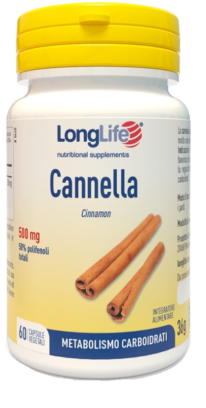 LONGLIFE CANNELLA 60 CAPSULE - Farmafamily.it