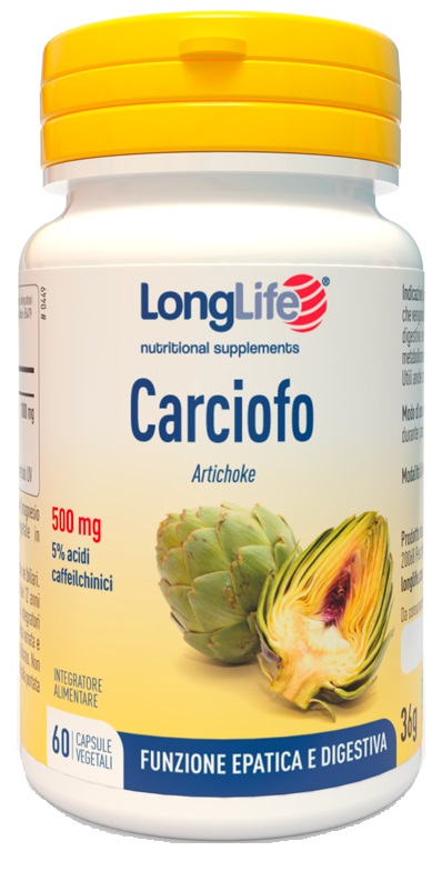 LONGLIFE CARCIOFO 60 CAPSULE VEGETALI - Farmafamily.it
