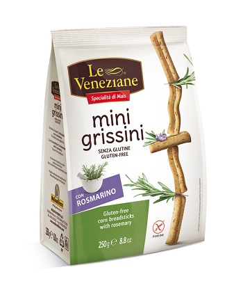 LE VENEZIANE MINI GRISSINI ROSMARINO 250 G - Farmafamily.it
