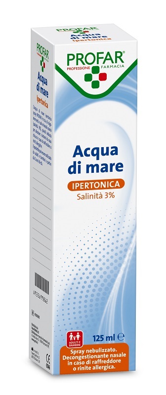 ACQUA DI MARE SPRAY IPERTONICA 3% PROFAR 125 ML - Farmafamily.it