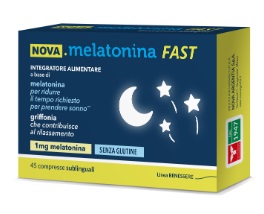NOVA MELATONINA FAST 45 COMPRESSE 1MG DI MELATONINA - Farmafamily.it