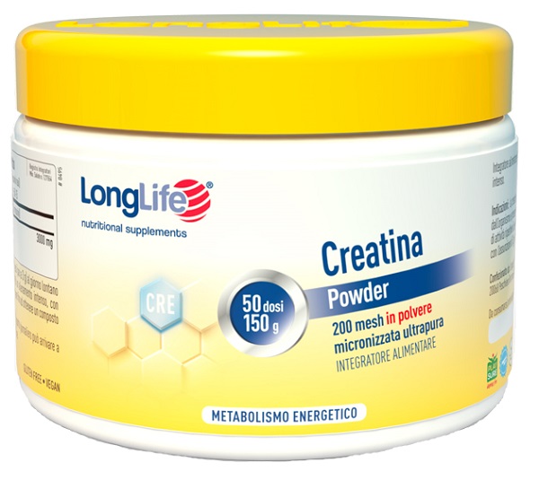 LONGLIFE CREATINA POWDER 150 G - Farmafamily.it