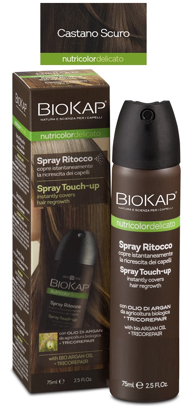 BIOS LINE BIOKAP NUTRIDEL SPRAY RITOCCO CASTANO SCURO 75 ML - Farmafamily.it