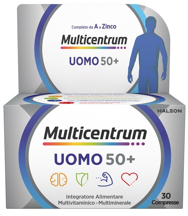 MULTICENTRUM UOMO 50+ 30 COMPRESSE - Farmafamily.it
