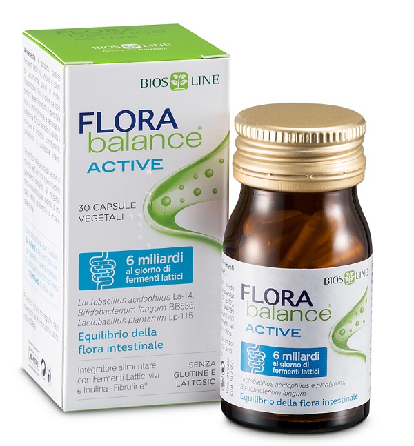 BIOSLINE FLORABALANCE ACTIVE 30 CAPSULE VEGETALI - Farmafamily.it