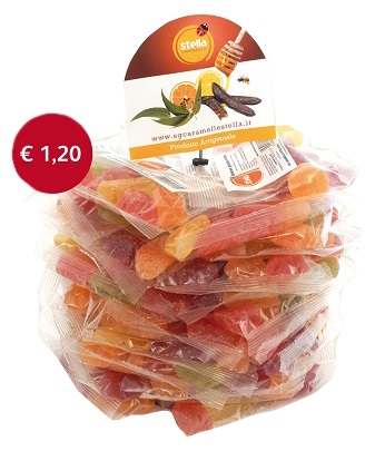 CARAMELLE STELLA GELEES DI FRUTTA 50 Grammi 1busta - Farmafamily.it