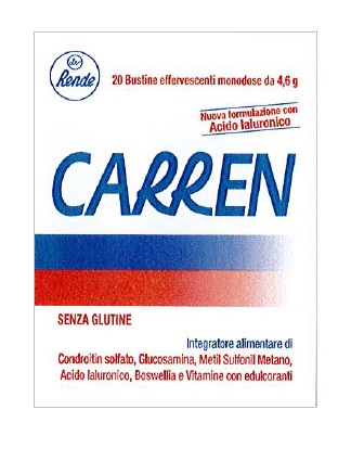 CARREN 20 BUSTINE EFFERVESCENTI MONODOSE DA 4,6 G L'UNA - Farmafamily.it