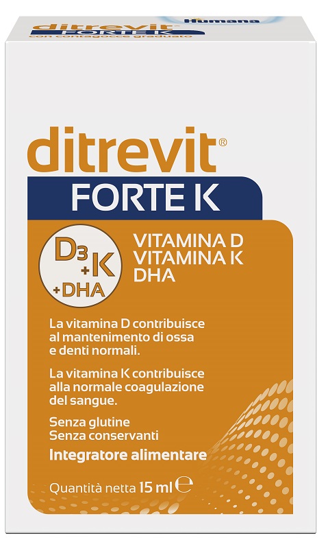 DITREVIT FORTE K HUMANA 15 ML - Farmafamily.it