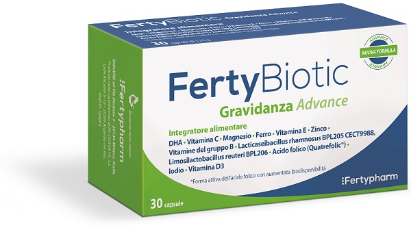 FERTYBIOTIC GRAVIDANZA ADVANCE 30 CAPSULE DA 1,15 G - Farmafamily.it