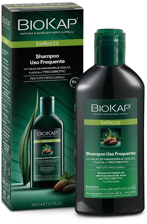 BIOKAP BELLEZZA SHAMPOO USO FREQUENTE CON TRICOBIOTIC 200 ML - Farmafamily.it