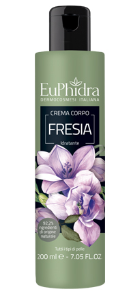 EUPHIDRA CREMA CORPO IDRATANTE FRESIA IN FLACONE CON ETICHETTA - Farmafamily.it