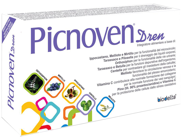 PICNOVEN DREN 100 COMPRESSE 62 G - Farmafamily.it