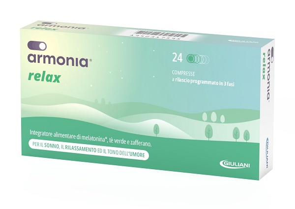 ARMONIA RELAX 1 MG A BASE DI MELATONINA 24 COMPRESSE - Farmafamily.it