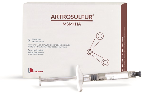 ARTROSULFUR MSM+HA SIRINGHE PRERIEMPITE INTRA-ARTICOLARI ACIDO IALURONICO 2 ML - Farmafamily.it