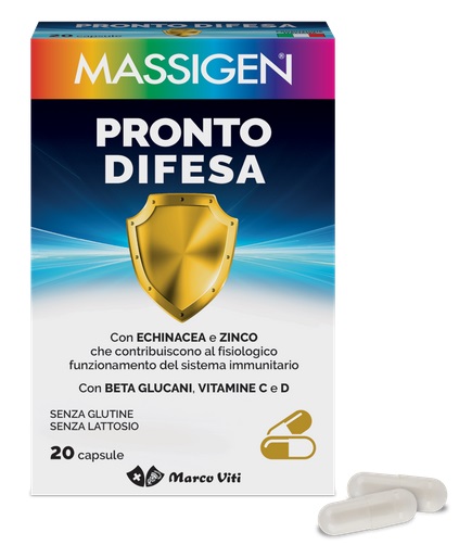MASSIGEN PRONTO DIFESA 20 CAPSULE - Farmafamily.it